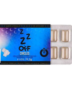 WUG OFF - FUNCTIONAL MELATONIN and VALERIAN LIQUORICE FLAVOUR GUM BLISTER 8 PCS 2