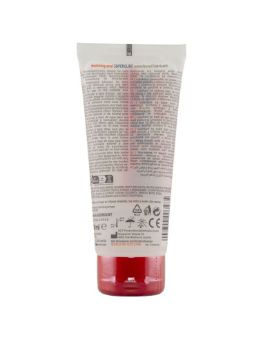 HOT - ANAL SUPERGLIDE WARMING LIQUID PLEASURE WATERBASED LUBRICANT 100 ML