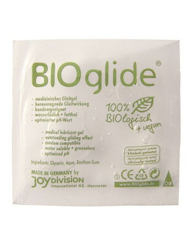 JOYDIVISION BIOGLIDE - SKYSTAS LUBRIKANTAS VIENOS DOZĖS 3 ML