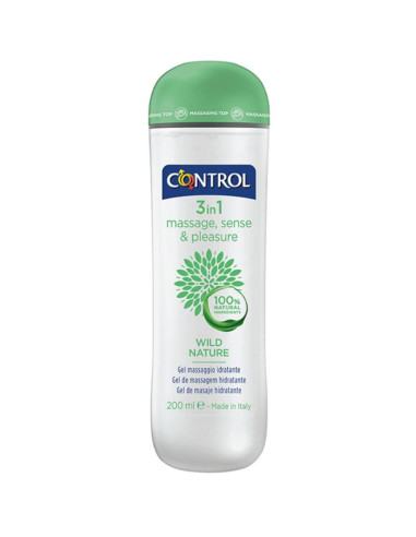 KONTROLĖ – WILD NATURE GEL MASAJE 3 EN 1 200 ML