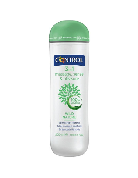 CONTROL - WILD NATURE GEL MASAJE 3 EN 1 200 ML