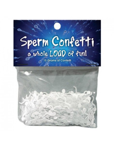 KHEPER GAMES - SPERM-SHAPED CONFETTI