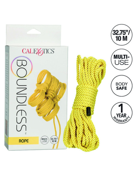 CALEXOTICS - BERIBĖ VIRVĖ 10M GELTONA