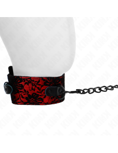KINK - NĖRINIŲ KAKLO PAPUOŠALAS SU DIRŽU SU TIKROS ODOS DIRŽU 105 CM - 44 X 5,5 CM