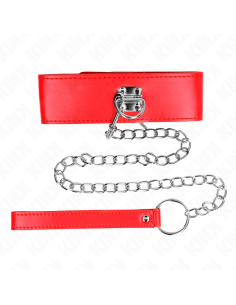 KINK - KARO PĖDULYS SU DIRŽU 65 CM SU PLAČIU RAUDONU DIRŽELIU, REGULIUOJAMAS 33,5-41 CM X 5 CM 2