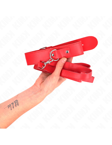 KINK - NECKLACE WITH BELT 116 CM ROJO STRAP ADJUSTABLE 32-50 CM X 8 CM