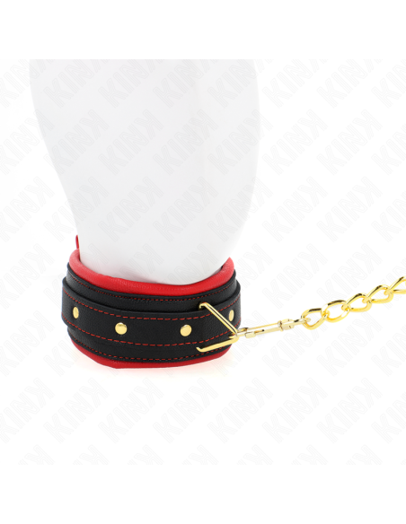KINK - antkaklis su paprastu audinio pavadėliu, reguliuojamas 33-48 CM x 5,7 CM