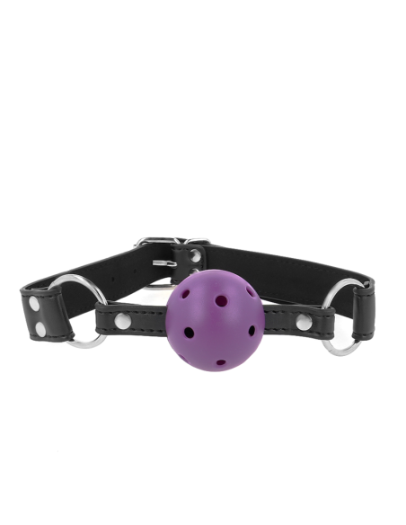 KINK - KVĖPUOJANTIS KAMUOLYS 4 CM KAMŠTELIS SU DVIGUBA KNIEDĖMIS VIOLETINIS 62,5 x 2,5 CM REGULIUOJAMAS 42-58 CM