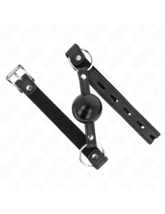KINK - TPE BALL 4 CM GAG WITH BLACK LOCK 60 x 2 CM 2