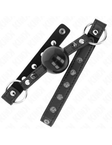 KINK - BALL 4 CM GAG WITH TIP RIVET AND SNAP LOCK 65 x 2 CM