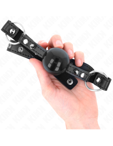 KINK - BALL 4 CM GAG WITH TIP RIVET AND SNAP LOCK 65 x 2 CM