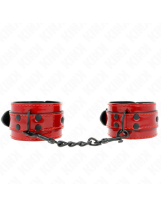 KINK - DARK RED WRIST CUFFS 23 X 5 CM 2