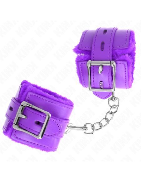 KINK - KAILIO PAMUŠALAS SU KVADRATINIS PAVIRŠIAIS, VIOLETINIS IR REGULIUOJAMAS DIRŽAS 17-29 CM X 6 CM