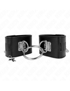 KINK - FIKSUOTAS RIŠO ĮRAŠAS SU ŽIEDU IR SPYNA, JUODAS, REGULIUOJAMAS 16–23 CM X 5,5 CM 2