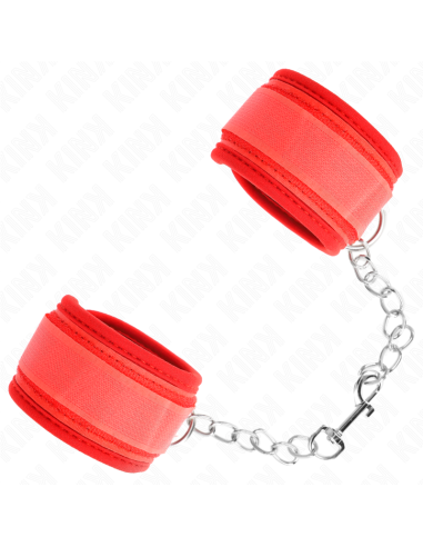 KINK - NEOPRENE WRIST RESTRAINTS RED 42 X 5 CM