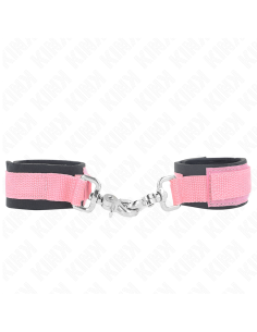 KINK - REGULIUOJAMI NEOPRENINIAI RIEŠŲ ĮTVARAI, ROŽINIAI, REGULIUOJAMI 22-34 CM 2