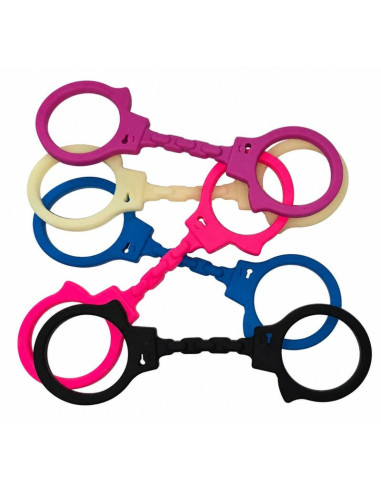 DIABLO PICANTE - SILICONE HANDCUFFS FLUORESCENT