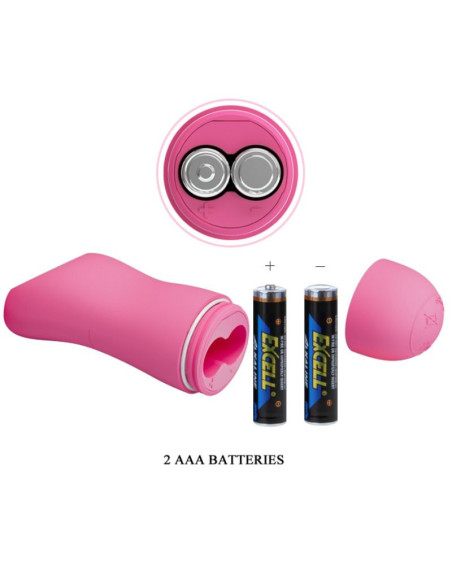 BAILE - ROMANTINĖS BANGŲ PICOS SU VIBRACIJA IR FUKSIJOS SPALVOS ELEKTROSOKU