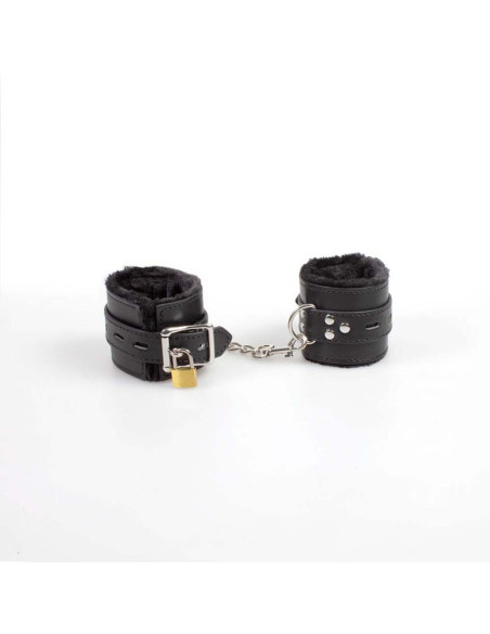 SECRETPLAY - BLACK BONDAGE HANDCUFFS BDSM COLLECTION