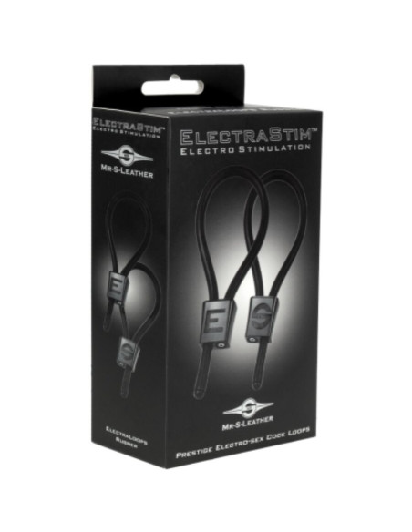 ELECTRASTIM - PRESTIGE ELECTRA LOOPS reguliuojami penio žiedai, juodi