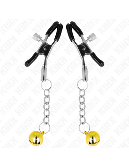 KINK - AUKSINIAI PAKABUKO SPENELIŲ LAIKIKLIAI JINGLE BELL 6 CM