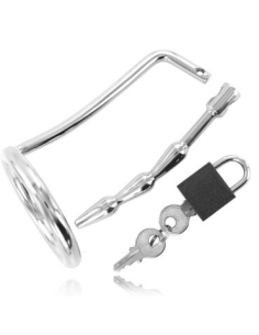 METAL HARD sėklidės žiedas su šlaplės skaistybės kamščiu