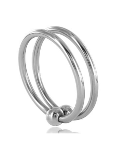 METAL HARD - DVIGUBO STIKLO ŽIEDAS 32 MM