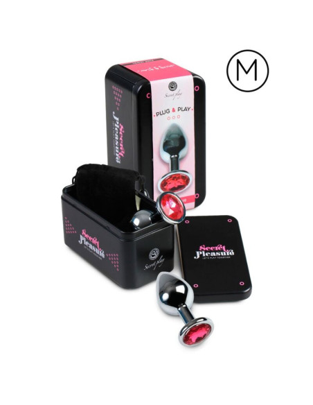 SECRETPLAY - PLUG ANAL FUCHSIA 8 CM