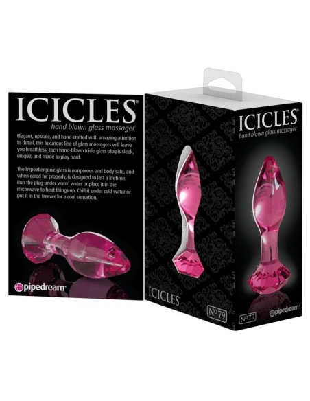 ICICLES - N. 79 GLASS ANAL PLUG
