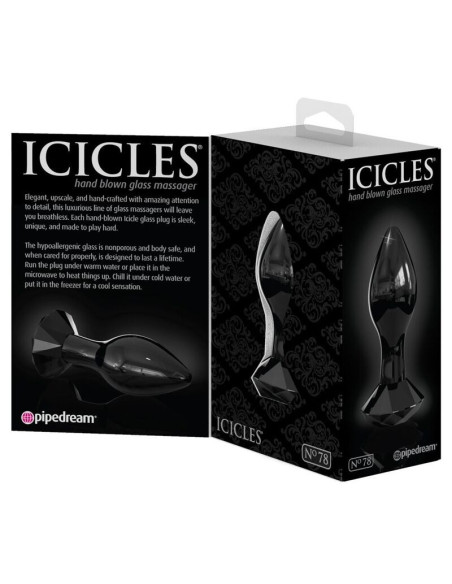 ICICLES - N. 78 GLASS ANAL PLUG