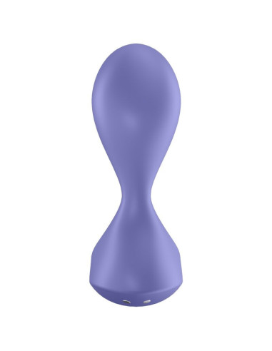 SATISFYER - SWEET SEAL VIBRATING PLUG APP VIOLET