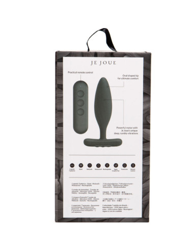 JE JOUE - VESTA ANAL PLUG VIBRATOR BLACK