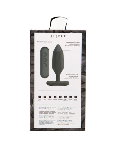 JE JOUE - ONYX ANAL PLUG VIBRATOR BLACK