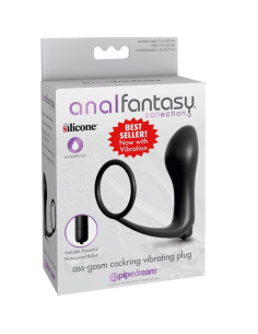 ANAL FANTASY ELITE COLLECTION - ASS-GASM COCKRING VIBRATOR PLUG 2