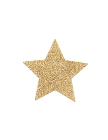 BIJOUX - INDISCRETS FLASH GOLDEN STAR spenelių dangteliai