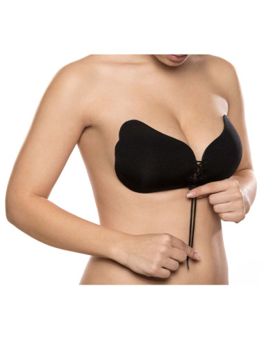 BYE-LIEKNĖLĖ - NĖRINĖMIS DIDINANTI PUSH-UP JUODA A KAULELIUKĖ