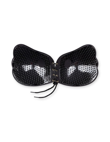BYE-BRA - LACE-IT ENHANCEMENT PUSH-UP BLACK CUP D