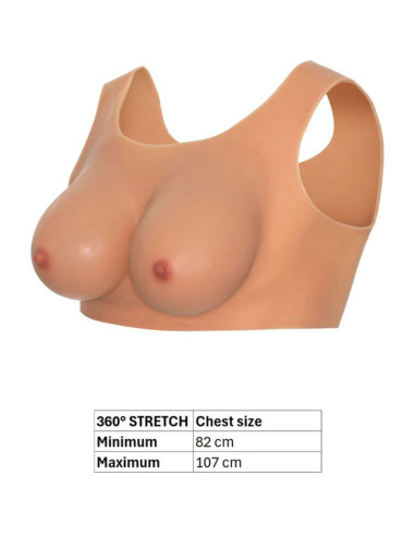 HIDDEN DESIRE - ALTER EGO WEARABLE BREAST TOP D-CUP FLESH