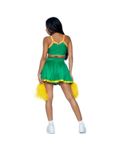 LEG AVENUE - COSTUME CHEERLEADER GREEN M-L 2