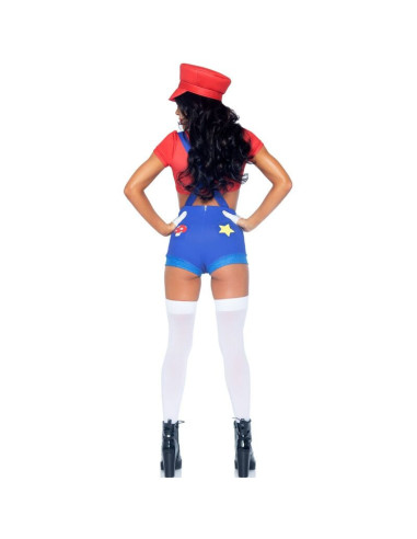 LEG AVENUE - SEXY COSTUME MARIO BROS RED-BLUE M
