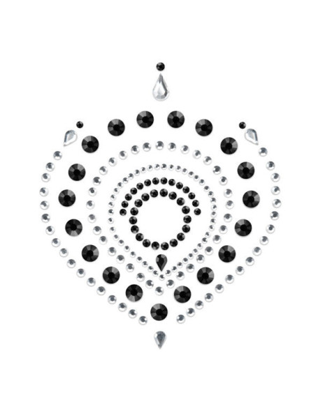 BIJOUX - INDISCRETS FLAMBOYANT BLACKandSILVER