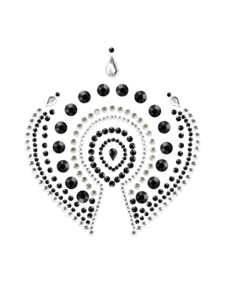 BIJOUX - INDISCRETS FLAMBOYANT BLACKandSILVER