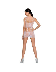 PASSION - WOMAN BS090 WHITE BODYSTOCKING ONE SIZE 2