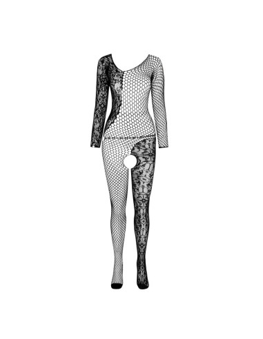 PASSION - BS 107 BODYSTOCKING BLACK ONE SIZE