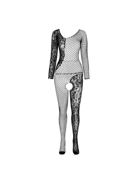 PASSION - BS 107 BODYSTOCKING BLACK ONE SIZE
