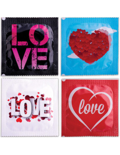 PASANTE - PREzervatyvai LOVE BAG 144 Vnt