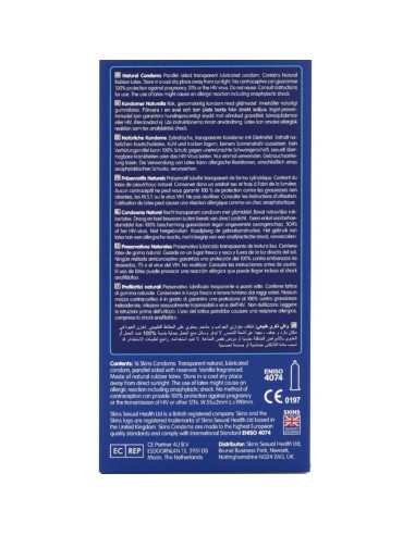 SKINS - NATURAL PREMIUM CONDOMS PACK 16