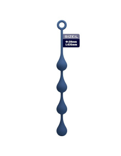 MR PLAY - BLUE SILICONE ANAL BEADS SIZE L 42.6 CM 2