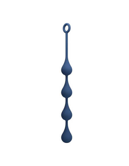 MR PLAY - BLUE SILICONE ANAL BEADS SIZE L 42.6 CM
