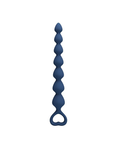 MR PLAY - BLUE SILICONE ANAL BEADS and ANAL PLUG 26.7 CM